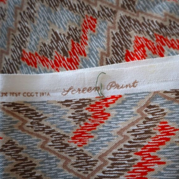 Vintage linen Fabric 1981 House 'N Home Fabrics & Draperies Lereem 29 x 47 - Picture 1 of 7